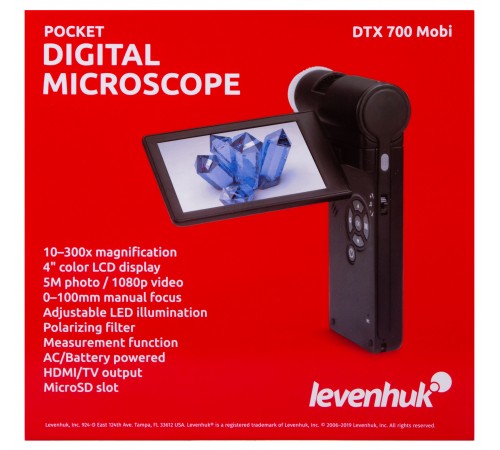 Микроскоп цифровой Levenhuk DTX 700 Mobi