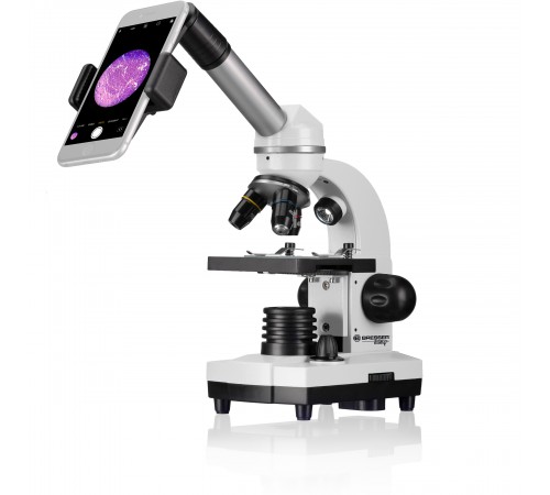 Микроскоп Bresser Junior Biolux SEL 40–1600x, белый, в кейсе Микроскоп Bresser Junior Biolux SEL 40–1600x, белый, в кейсе
