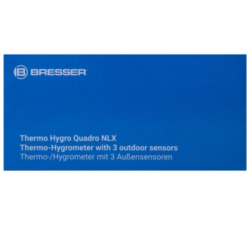 Метеостанция Bresser Thermo Hygro Quadro NLX с тремя датчиками