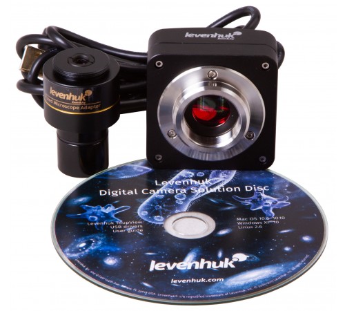 Микроскоп цифровой Levenhuk D400T, 3,1 Мпикс, тринокулярный