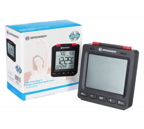 Часы Bresser MyTime Easy II, черные Часы Bresser MyTime Easy II, черные