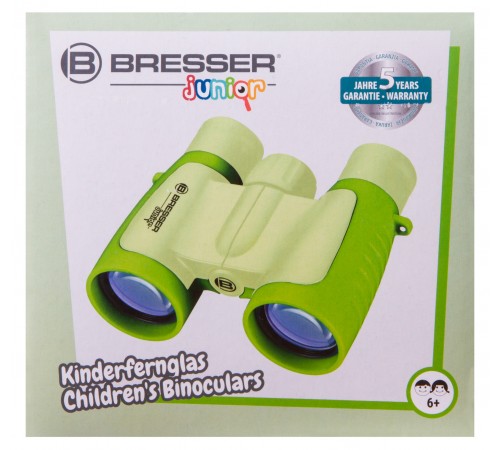 Бинокль детский Bresser Junior 3x30, зеленый Бинокль детский Bresser Junior 3x30, зеленый