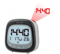 Часы цифровые Explore Scientific с проектором, черные