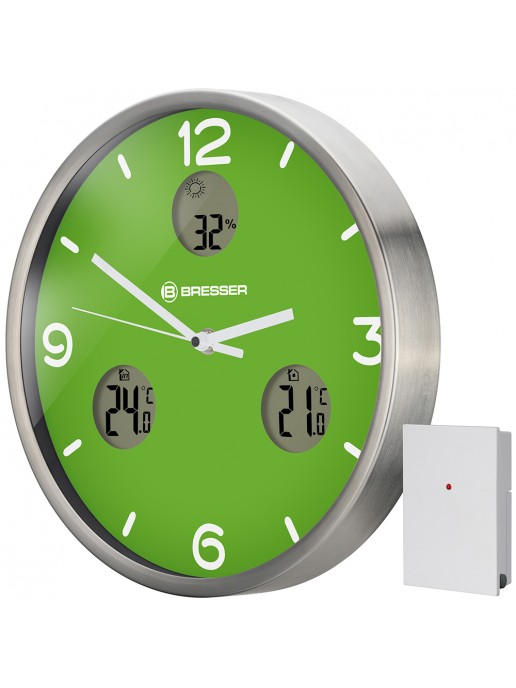 Часы настенные Bresser MyTime io NX Thermo/Hygro, 30 см