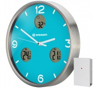 Часы настенные Bresser MyTime io NX Thermo/Hygro, 30 см