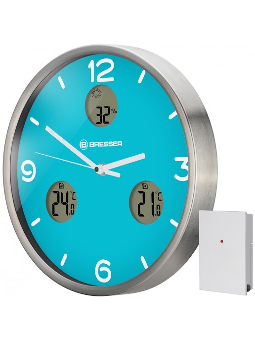 Часы настенные Bresser MyTime io NX Thermo/Hygro, 30 см
