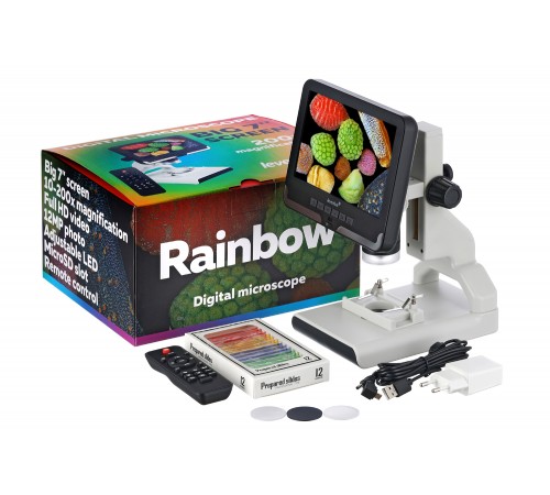 Микроскоп цифровой Levenhuk Rainbow DM700 LCD
