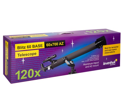 Телескоп Levenhuk Blitz 60 BASE