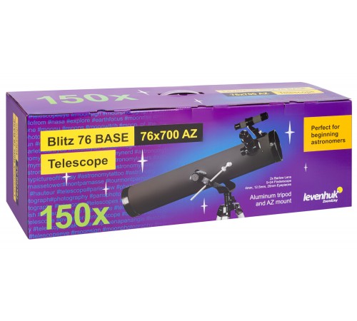 Телескоп Levenhuk Blitz 76 BASE