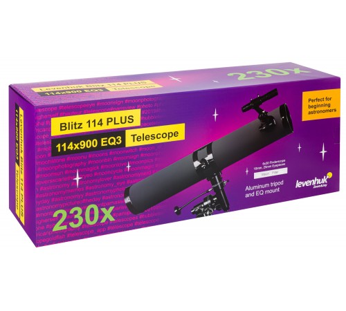 Телескоп Levenhuk Blitz 114 PLUS Телескоп Levenhuk Blitz 114 PLUS
