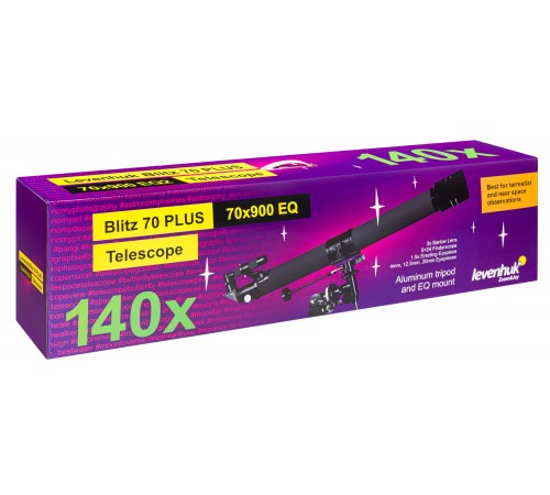 Телескоп Levenhuk Blitz 70 PLUS Телескоп Levenhuk Blitz 70 PLUS