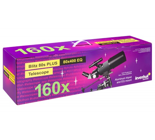 Телескоп Levenhuk Blitz 80s PLUS Телескоп Levenhuk Blitz 80s PLUS