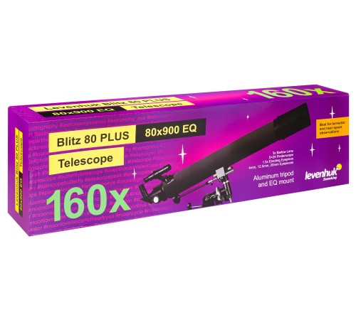 Телескоп Levenhuk Blitz 80 PLUS