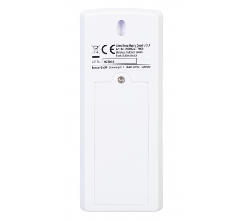 Гигрометр Bresser ClimaTemp Hygro Quadro с тремя датчиками, серый Гигрометр Bresser ClimaTemp Hygro Quadro с тремя датчиками, серый