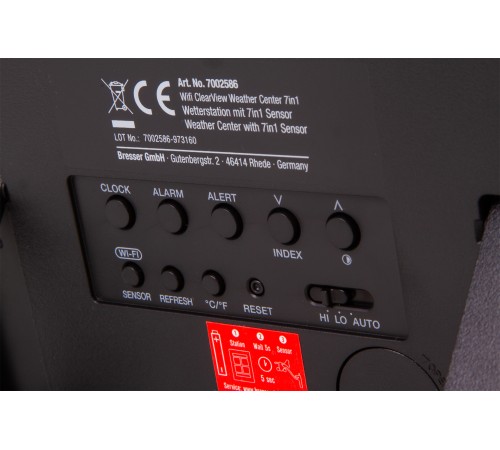 Метеостанция Bresser ClearView «7 в 1» Wi-Fi