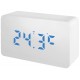 Часы Bresser MyTime W Color LED Blue, белые