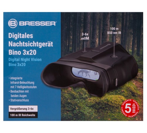 Бинокль ночного видения Bresser 3x20, цифровой Бинокль ночного видения Bresser 3x20, цифровой