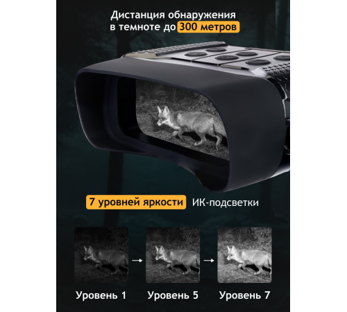 Бинокль цифровой ночного видения Levenhuk Halo 13X