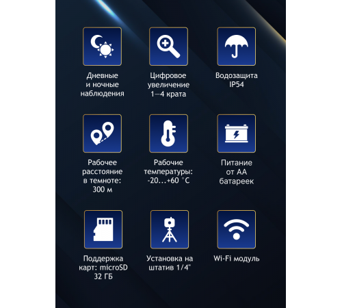 Бинокль цифровой ночного видения Levenhuk Halo 13X Wi-Fi