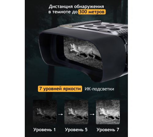 Бинокль цифровой ночного видения Levenhuk Halo 13X Wi-Fi