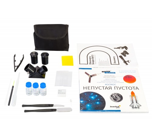 Набор Levenhuk Discovery Scope 3 с книгой Набор Levenhuk Discovery Scope 3 с книгой