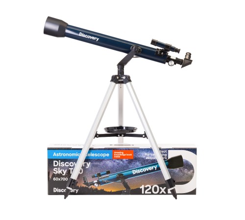 Телескоп Levenhuk Discovery Sky T60 с книгой