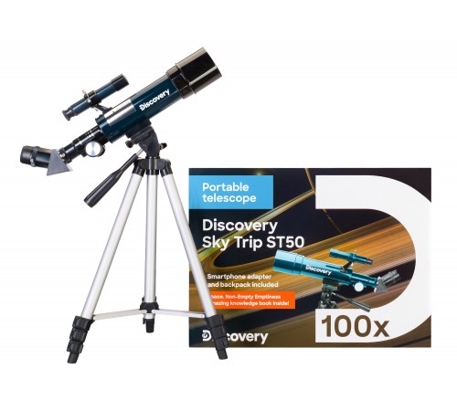 Телескоп Levenhuk Discovery Sky Trip ST50 с книгой Телескоп Levenhuk Discovery Sky Trip ST50 с книгой