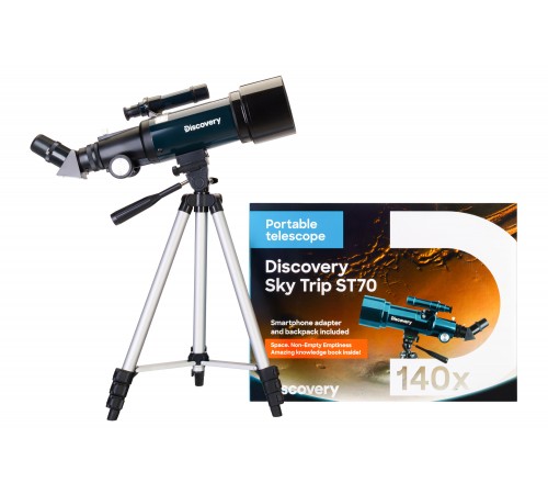 Телескоп Levenhuk Discovery Sky Trip ST70 с книгой