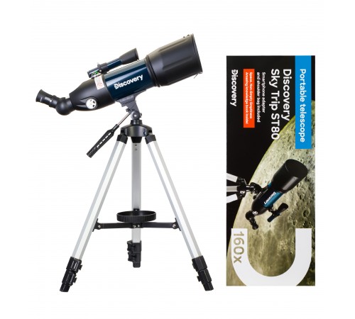 Телескоп Levenhuk Discovery Sky Trip ST80 с книгой