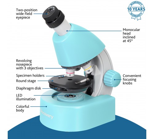 Микроскоп Levenhuk Discovery Micro с книгой Микроскоп Levenhuk Discovery Micro с книгой