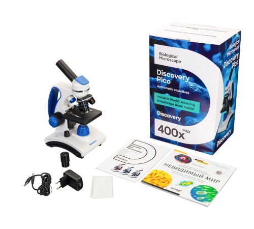 Микроскоп Levenhuk Discovery Pico с книгой Микроскоп Levenhuk Discovery Pico с книгой