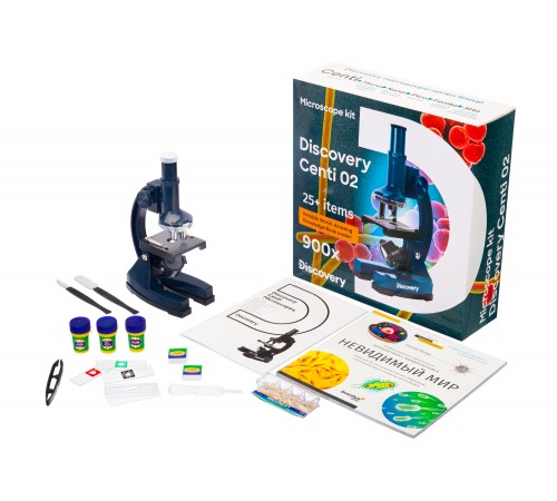 Микроскоп Levenhuk Discovery Centi 02 с книгой Микроскоп Levenhuk Discovery Centi 02 с книгой