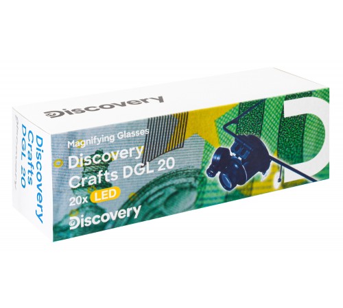 Лупа-очки Levenhuk Discovery Crafts DGL 20 Лупа-очки Levenhuk Discovery Crafts DGL 20