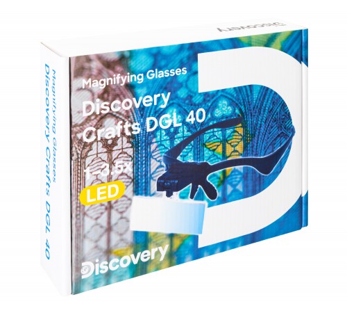 Лупа-очки Levenhuk Discovery Crafts DGL 40 Лупа-очки Levenhuk Discovery Crafts DGL 40
