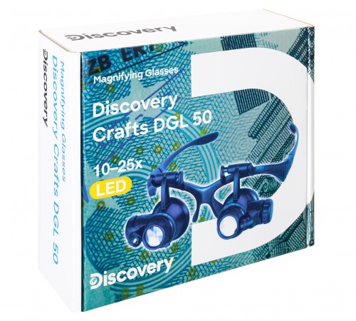 Лупа-очки Levenhuk Discovery Crafts DGL 50 Лупа-очки Levenhuk Discovery Crafts DGL 50
