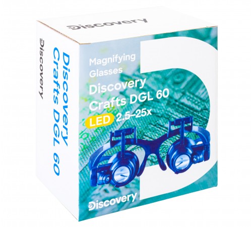 Лупа-очки Levenhuk Discovery Crafts DGL 60 Лупа-очки Levenhuk Discovery Crafts DGL 60