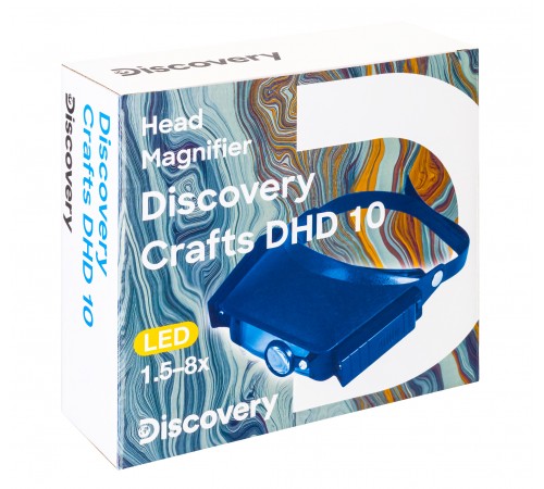 Лупа налобная Levenhuk Discovery Crafts DHD 10