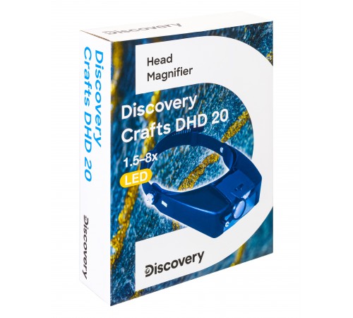 Лупа налобная Levenhuk Discovery Crafts DHD 20