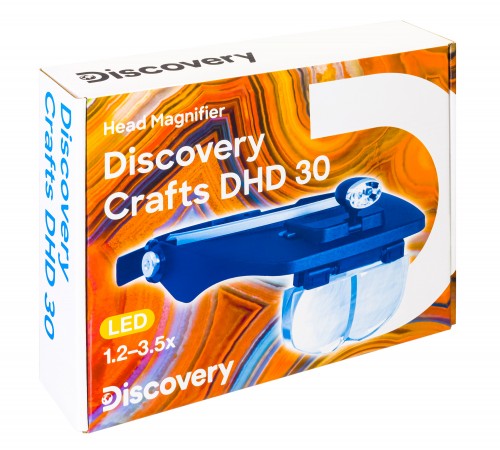 Лупа налобная Levenhuk Discovery Crafts DHD 30