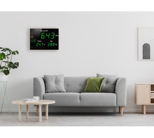 Гигрометр Bresser Air Quality Smile XXL с датчиком CO2