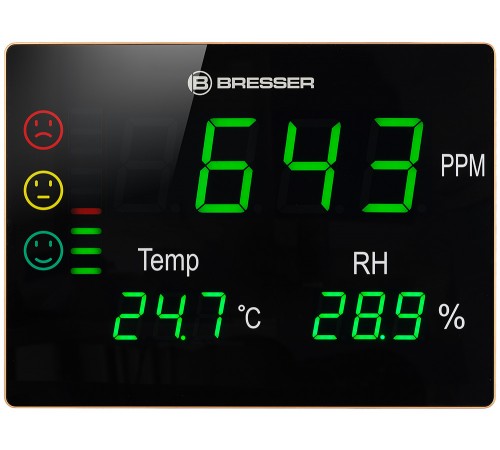 Гигрометр Bresser Air Quality Smile XXL с датчиком CO2