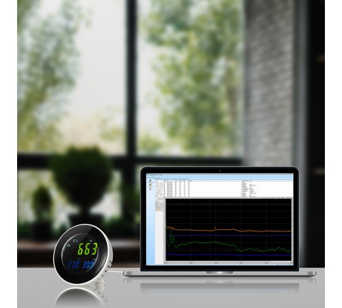 Гигрометр Bresser Air Quality INV с датчиком CO2