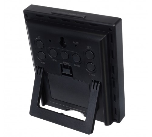 Метеостанция Bresser Temeo Hygro Quadro Prestige с тремя датчиками, серая