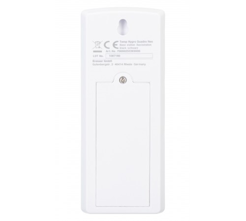 Метеостанция Bresser Temeo Hygro Quadro Prestige с тремя датчиками, серая