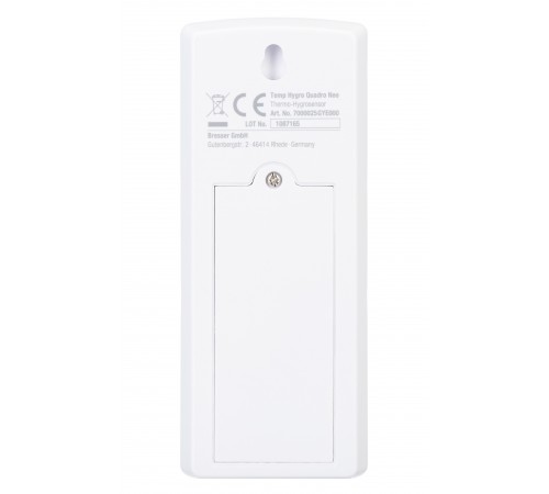 Метеостанция Bresser Temeo Hygro Quadro Prestige с тремя датчиками, серая