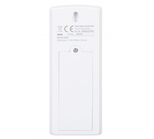 Метеостанция Bresser Temeo Hygro Quadro Prestige с тремя датчиками, серая