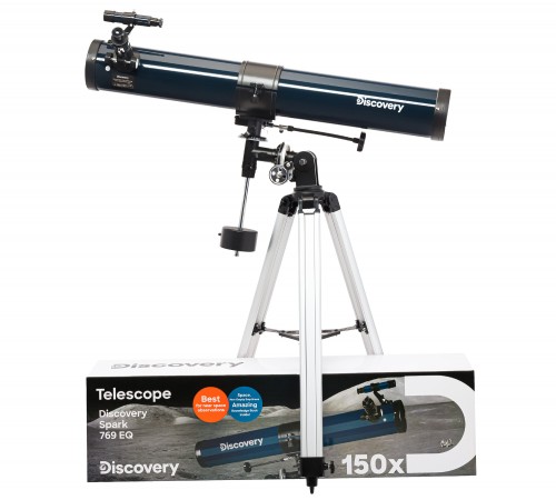 Телескоп Levenhuk Discovery Spark 769 EQ с книгой Телескоп Levenhuk Discovery Spark 769 EQ с книгой