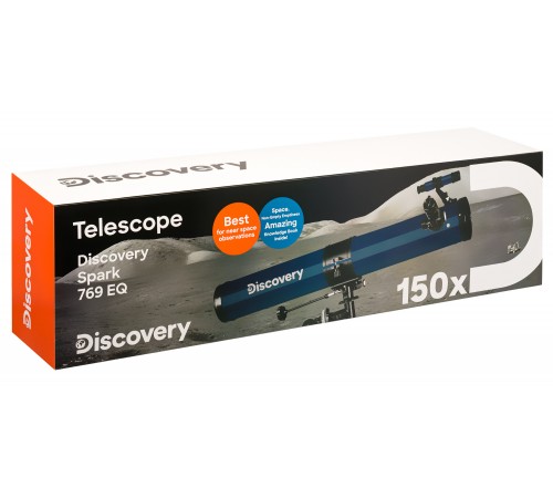 Телескоп Levenhuk Discovery Spark 769 EQ с книгой Телескоп Levenhuk Discovery Spark 769 EQ с книгой