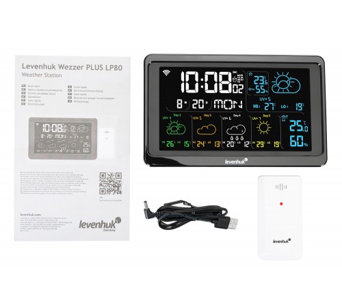 Метеостанция Levenhuk Wezzer PLUS LP80 Метеостанция Levenhuk Wezzer PLUS LP80