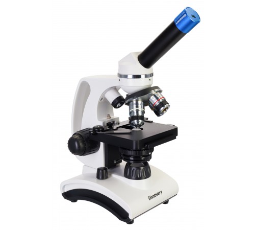 Микроскоп цифровой Levenhuk Discovery Atto Polar с книгой